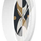 Crescent Moon Wall Clock | Mid Century Atomic Decor