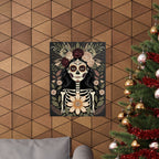 La Catrina Gothic Día de los Muertos Poster | Matte Vertical Art Print