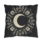 Crescent Moon Outdoor Pillow | Celestial Boho Patio Decor