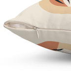Mid Century Tiger Throw Pillow | Retro Jungle Decor