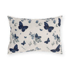 Blue Butterfly Outdoor Pillow | Botanical Patio Decor