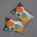 Watercolor Botanical Lumbar Pillow | Mid Century Floral
