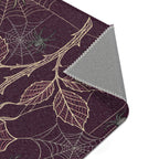Spiderweb Rose Gothic Area Rug | Raven Moon Decor
