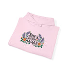 Personalized She’s From Texas Embroidered Hoodie | Bluebonnets