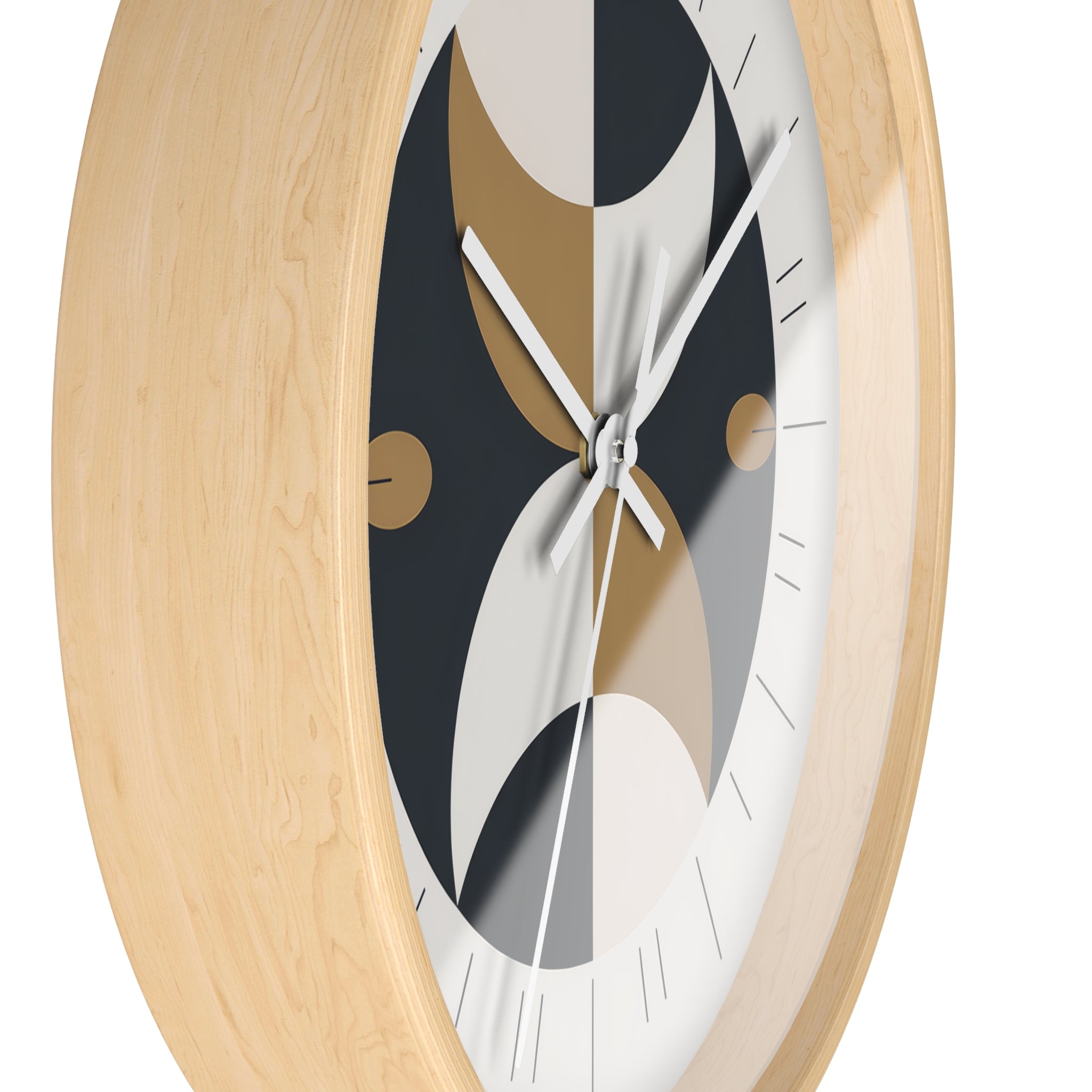 Mid-Century Moon Crescent Wall Clock | MCM Atomic Modern Minimal