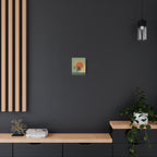 Tree Ring Landscape Canvas | Mid Century Nature Art