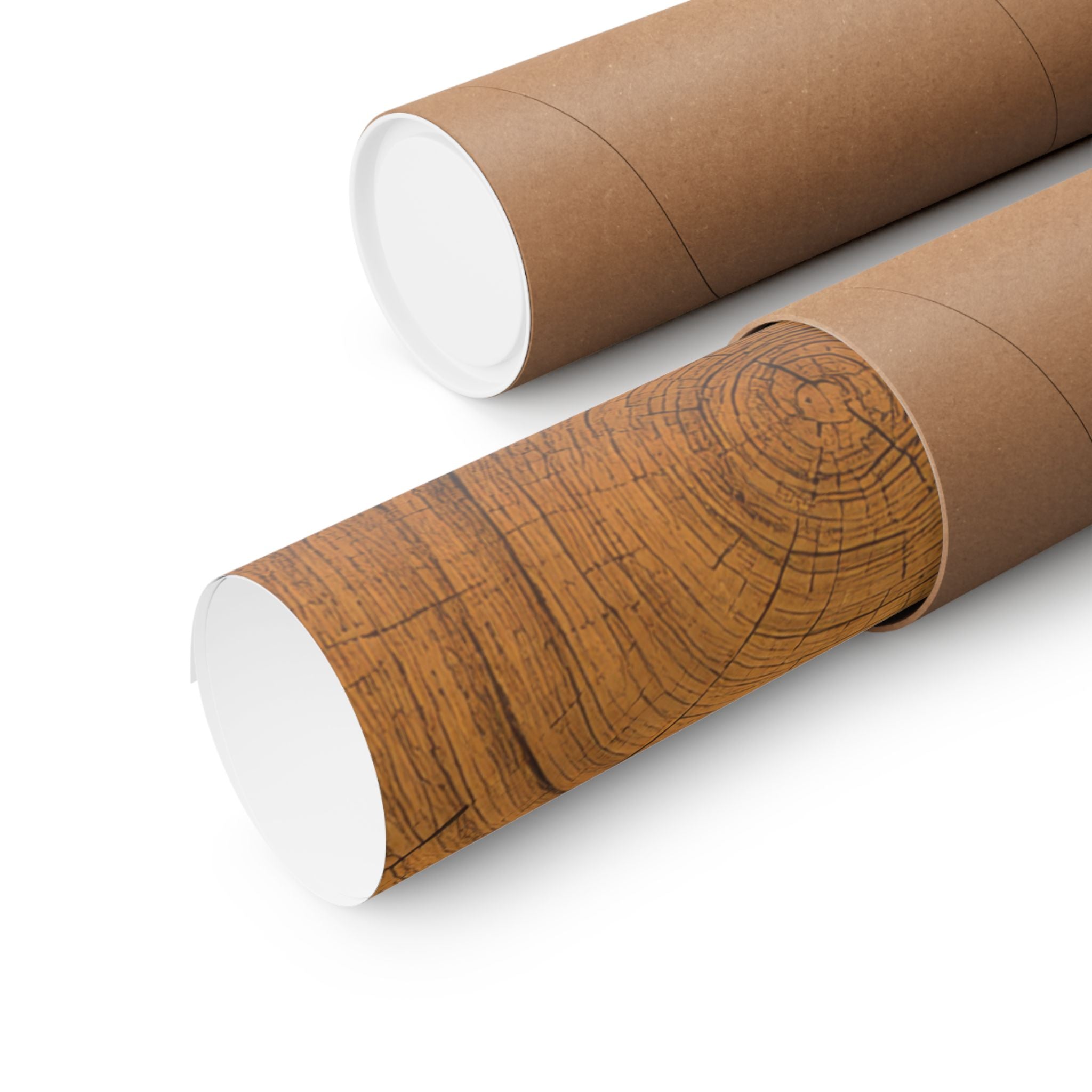 Abstract Tree Ring Art Print | Mid Century Modern Wood Grain Poster | Geometric Growth Rings Wall Art | Japandi Teal Mustard Retro Decor