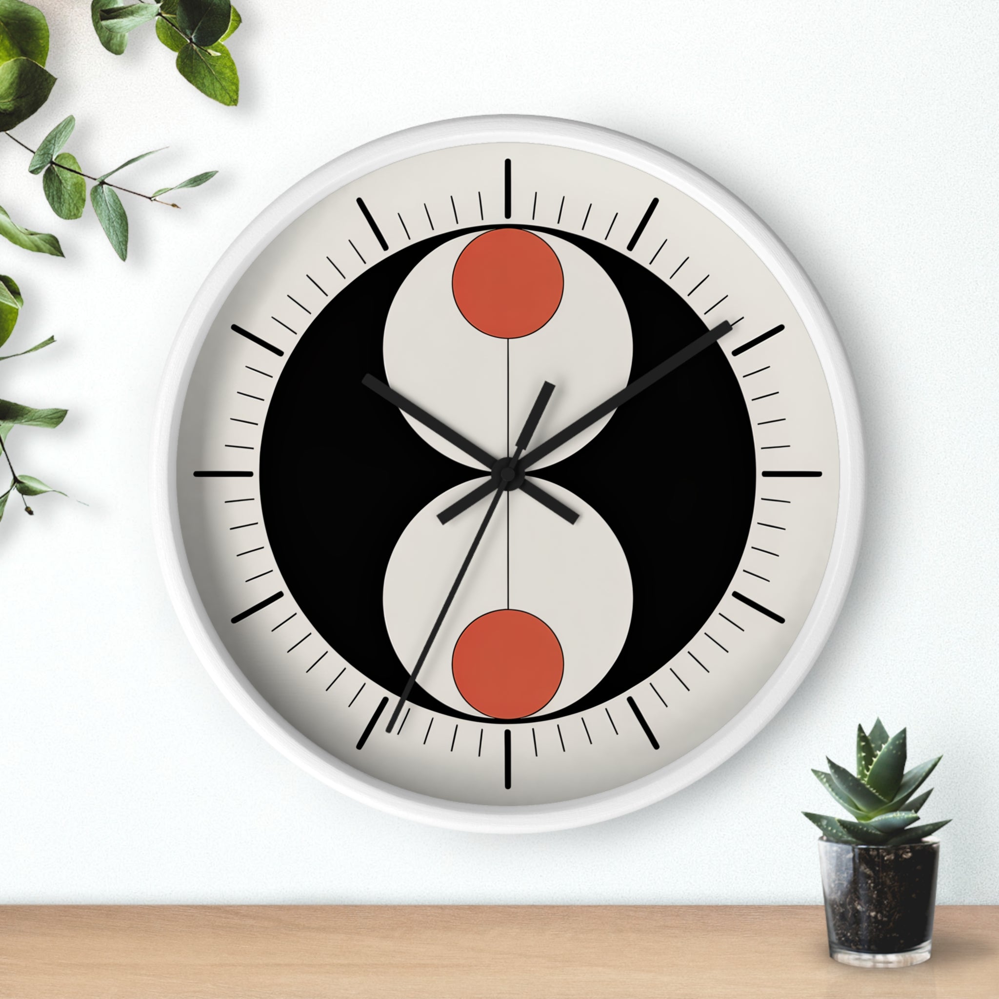 Mid-Century Atomic Wall Clock | Retro Geometric Modern Decor
