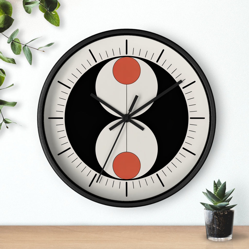 Mid-Century Atomic Wall Clock | Retro Geometric Modern Decor