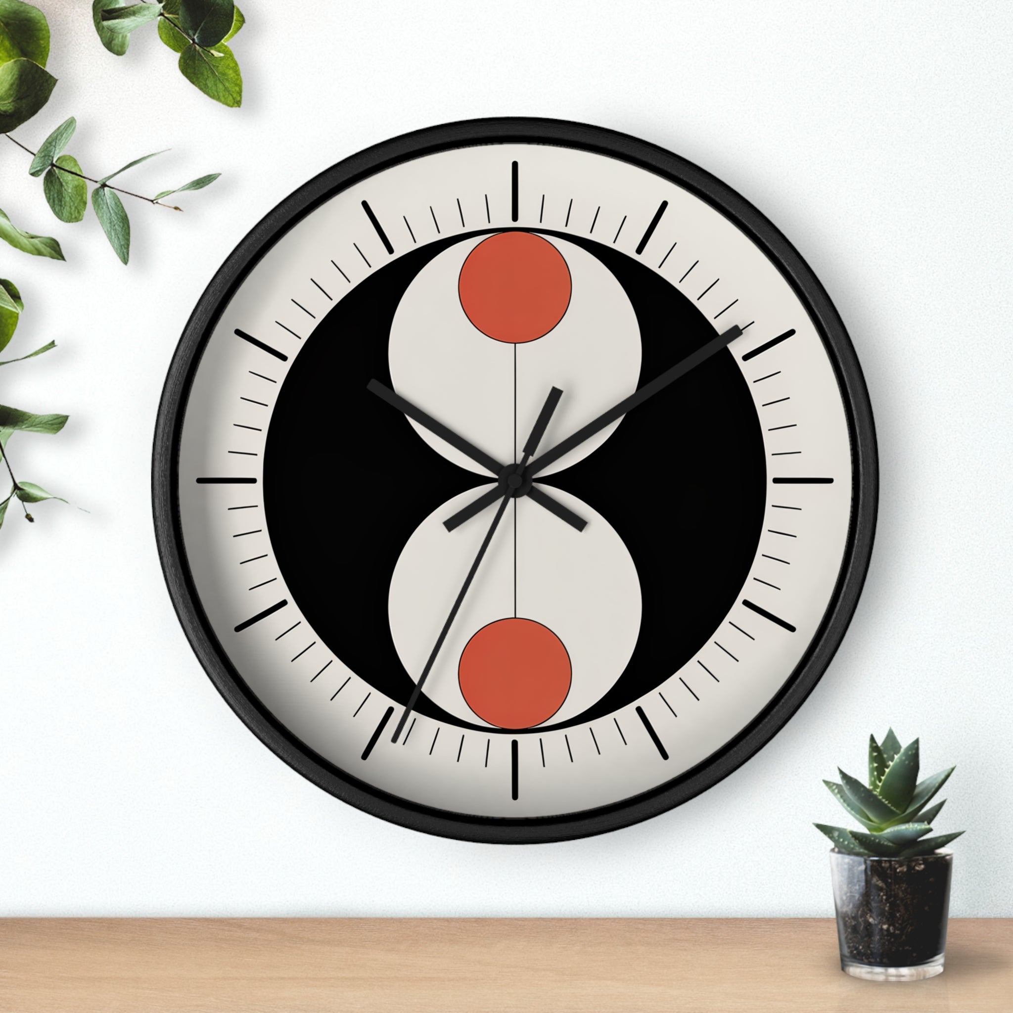 Mid-Century Atomic Wall Clock | Retro Geometric Modern Decor