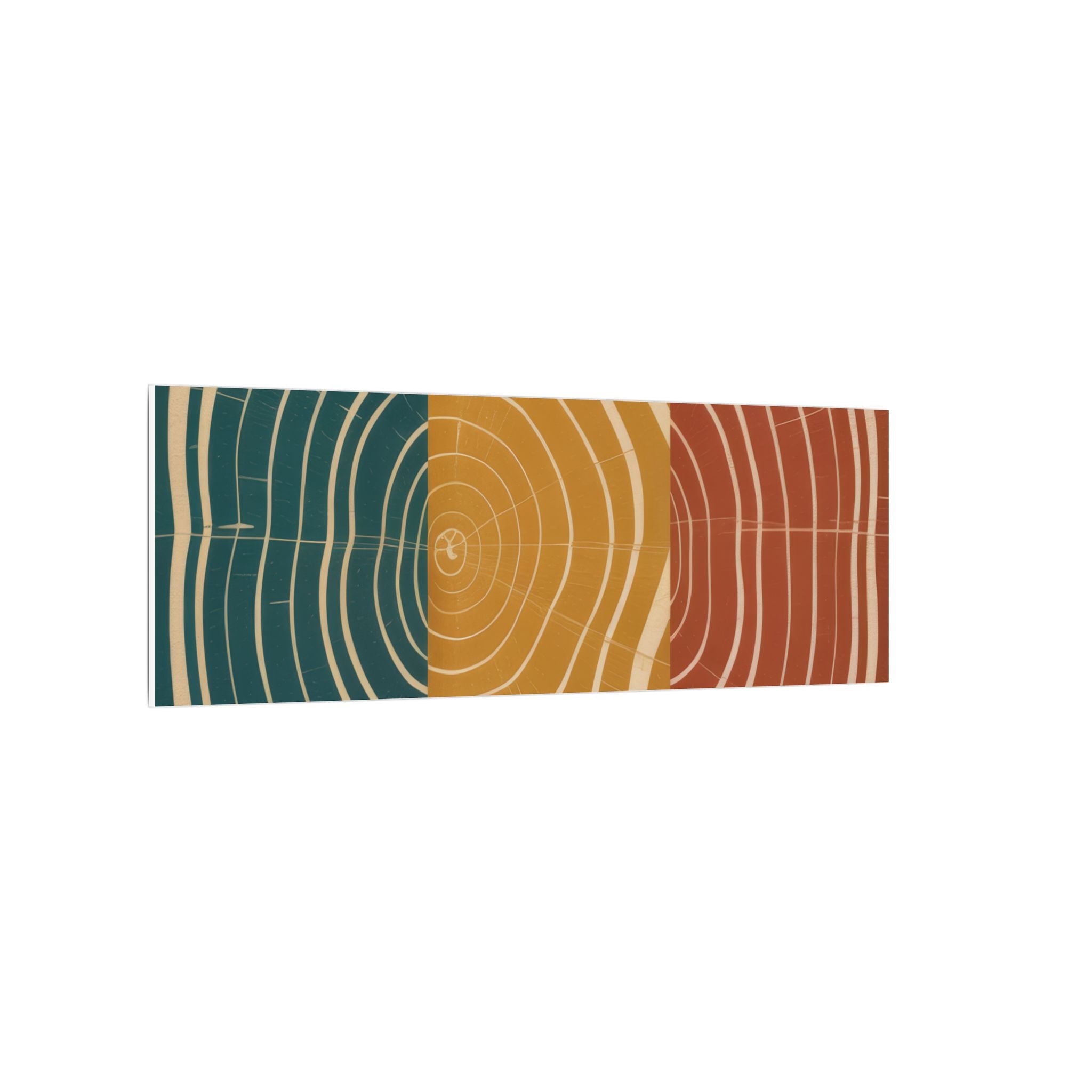 Abstract Wood Grain Trio Matte Canvas | Stretched Wall Art