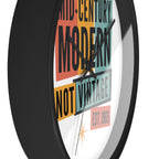Personalized EST. Year Wall Clock | Mid Century Modern