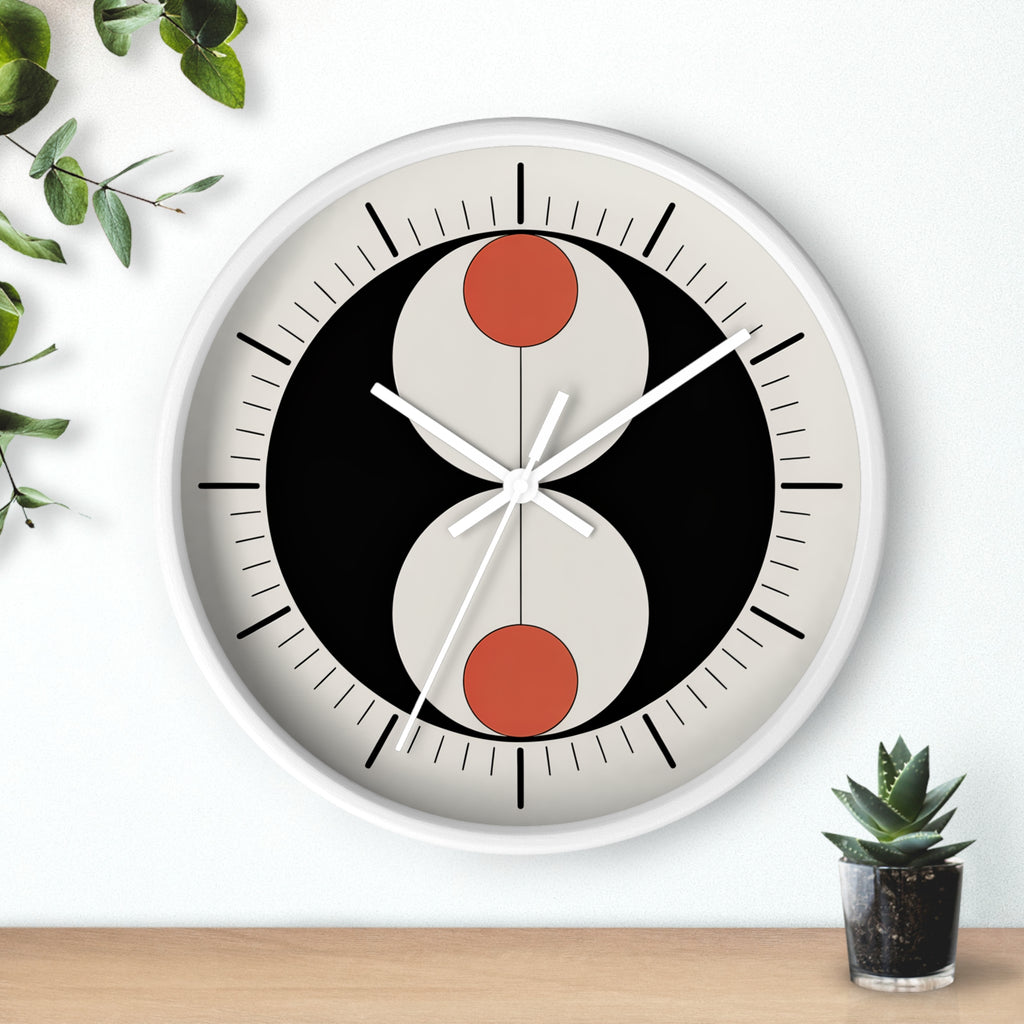 Mid-Century Atomic Wall Clock | Retro Geometric Modern Decor