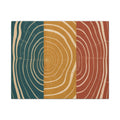 Abstract Wood Grain Trio Matte Canvas | Stretched Wall Art