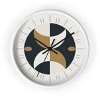 Crescent Moon Wall Clock | Mid Century Atomic Decor