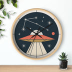 UFO Constellation Wall Clock | Mid Century Space Age Decor