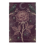 Spiderweb Rose Gothic Area Rug | Raven Moon Decor