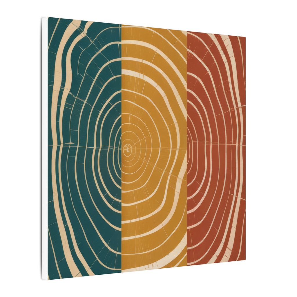 Abstract Wood Grain Trio Matte Canvas | Stretched Wall Art