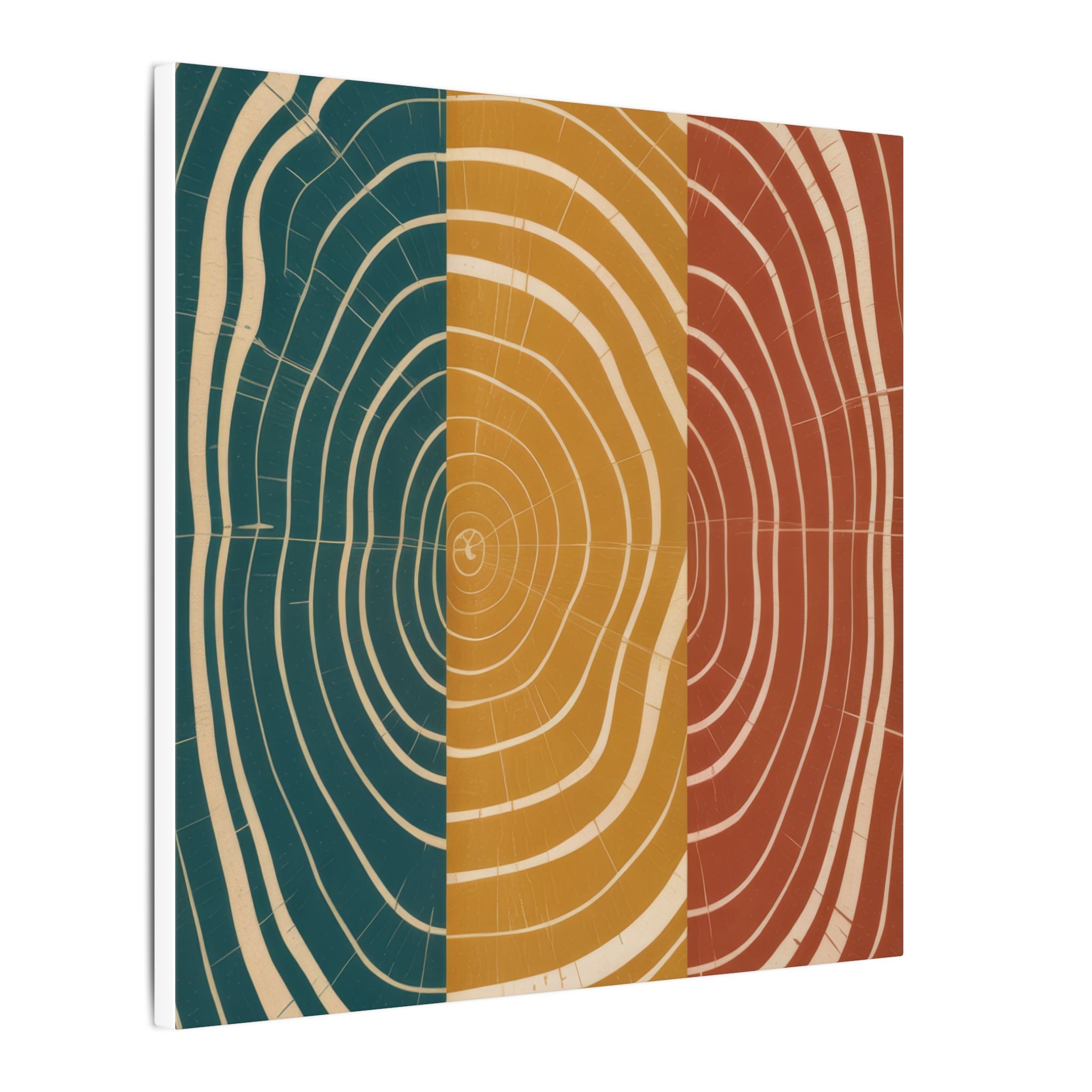 Abstract Wood Grain Trio Matte Canvas | Stretched Wall Art