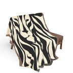 Abstract Lion Woven Blanket | Animal Print Throw