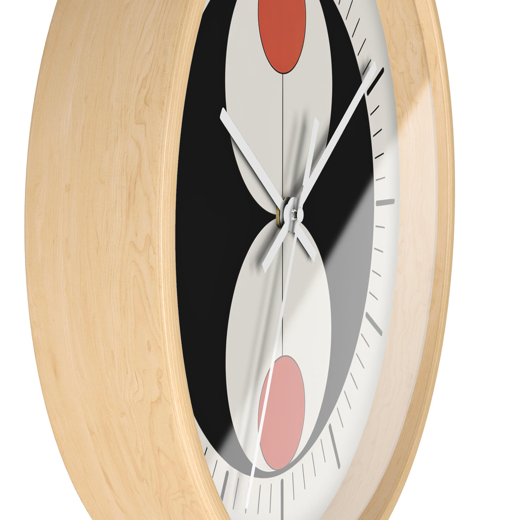 Mid-Century Atomic Wall Clock | Retro Geometric Modern Decor