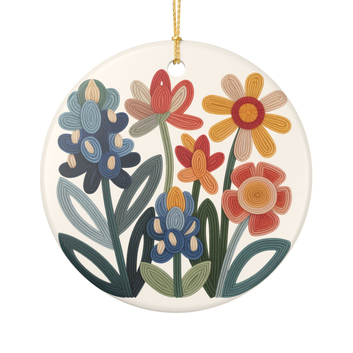 Texas Wildflower Ornament | Personalized Name Keepsake