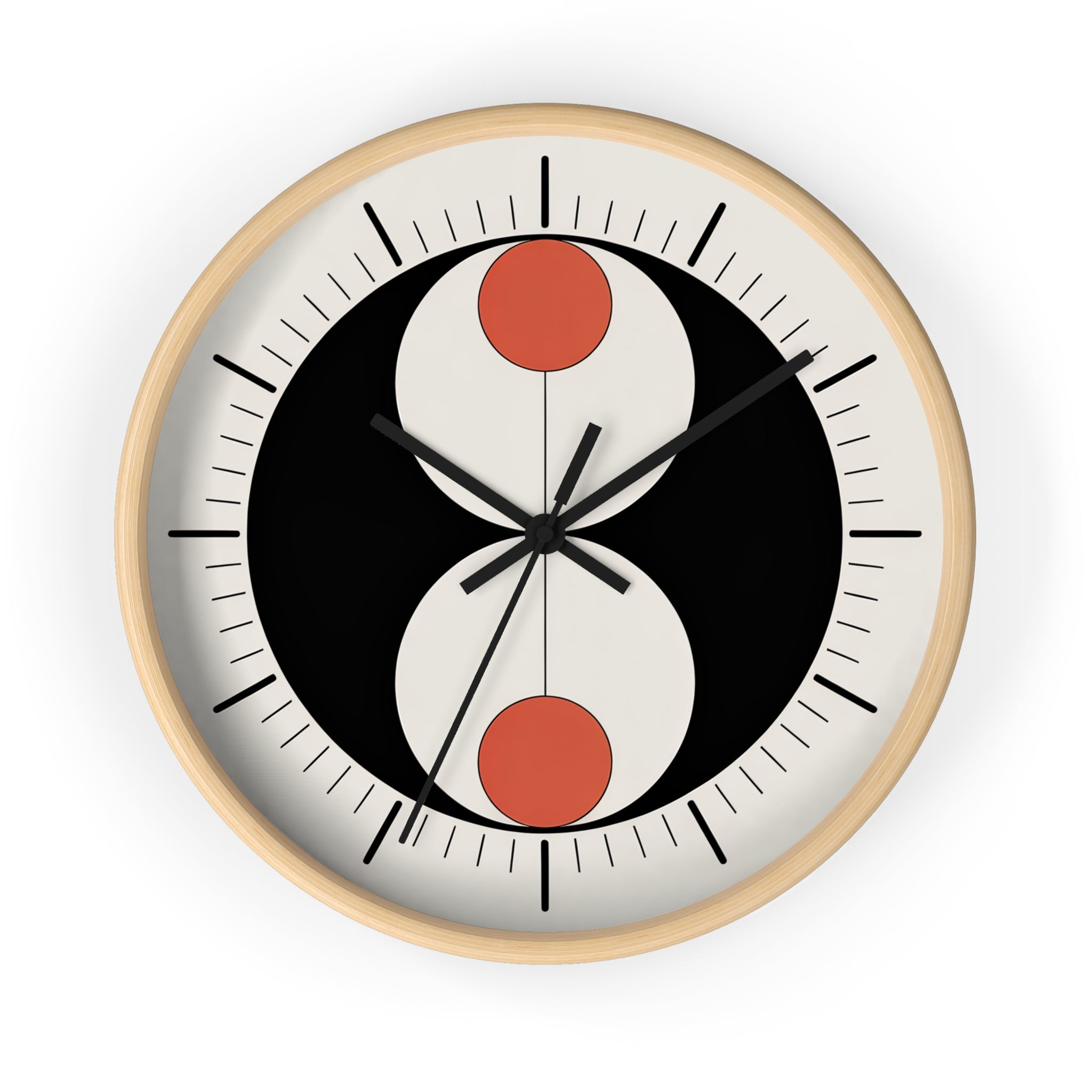 Mid-Century Atomic Wall Clock | Retro Geometric Modern Decor