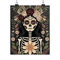 La Catrina Gothic Día de los Muertos Poster | Matte Vertical Art Print