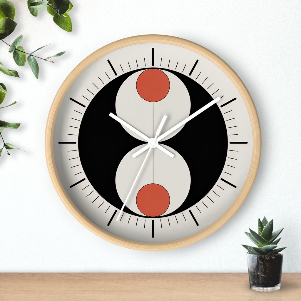 Mid-Century Atomic Wall Clock | Retro Geometric Modern Decor