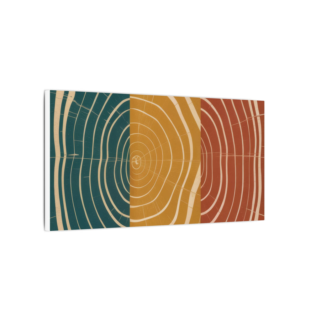 Abstract Wood Grain Trio Matte Canvas | Stretched Wall Art