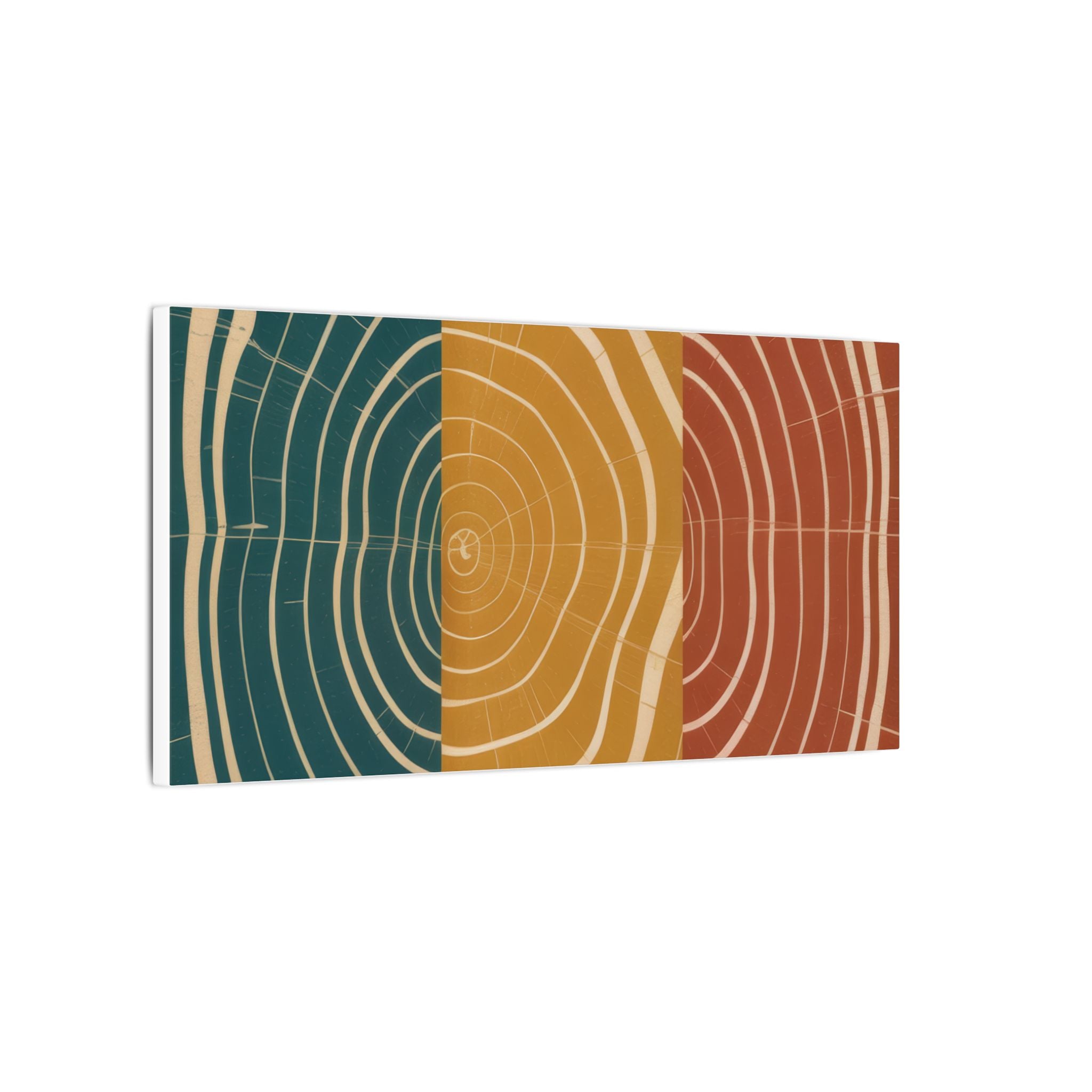 Abstract Wood Grain Trio Matte Canvas | Stretched Wall Art