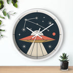 UFO Constellation Wall Clock | Mid Century Space Age Decor