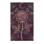 Spiderweb Rose Gothic Area Rug | Raven Moon Decor