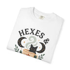 Hexes & Hot Cider Black Cat T-Shirt | Witchy Fall Tee