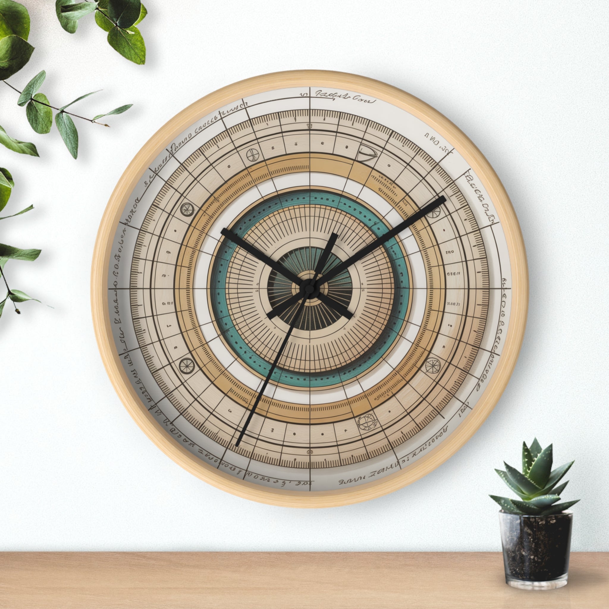 Da Vinci Astrolabe Wall Clock | Renaissance Astronomy, Dark Academia Decor