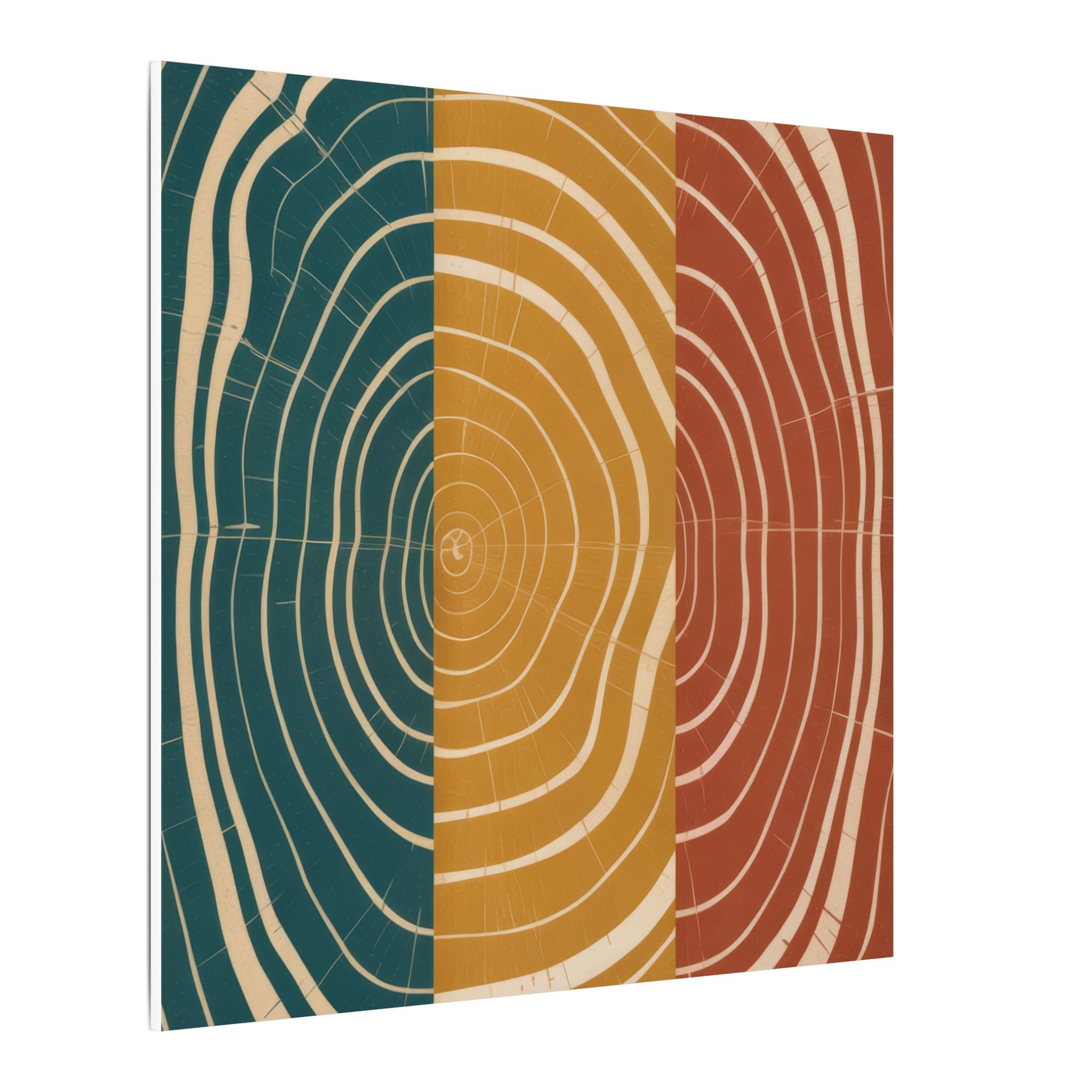 Abstract Wood Grain Trio Matte Canvas | Stretched Wall Art