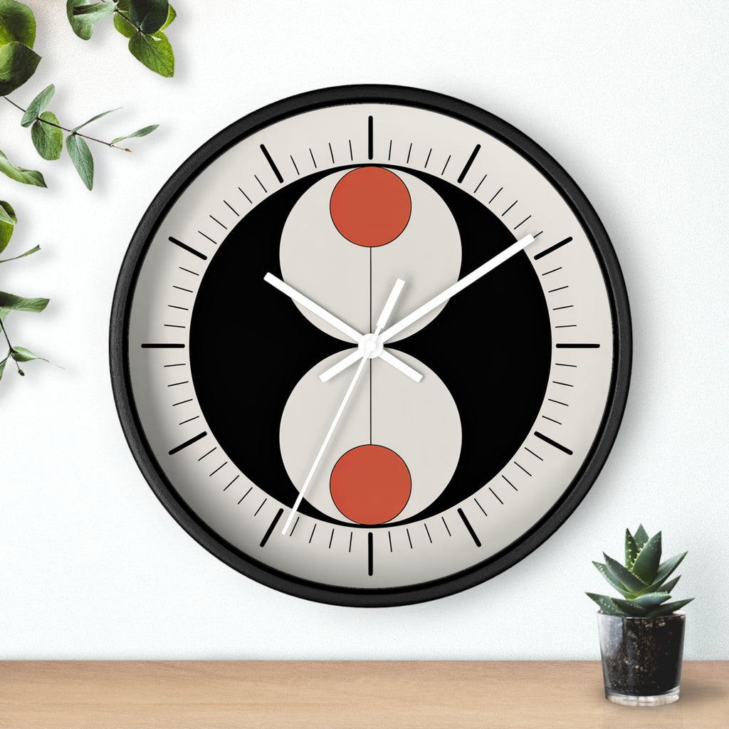 Mid-Century Atomic Wall Clock | Retro Geometric Modern Decor