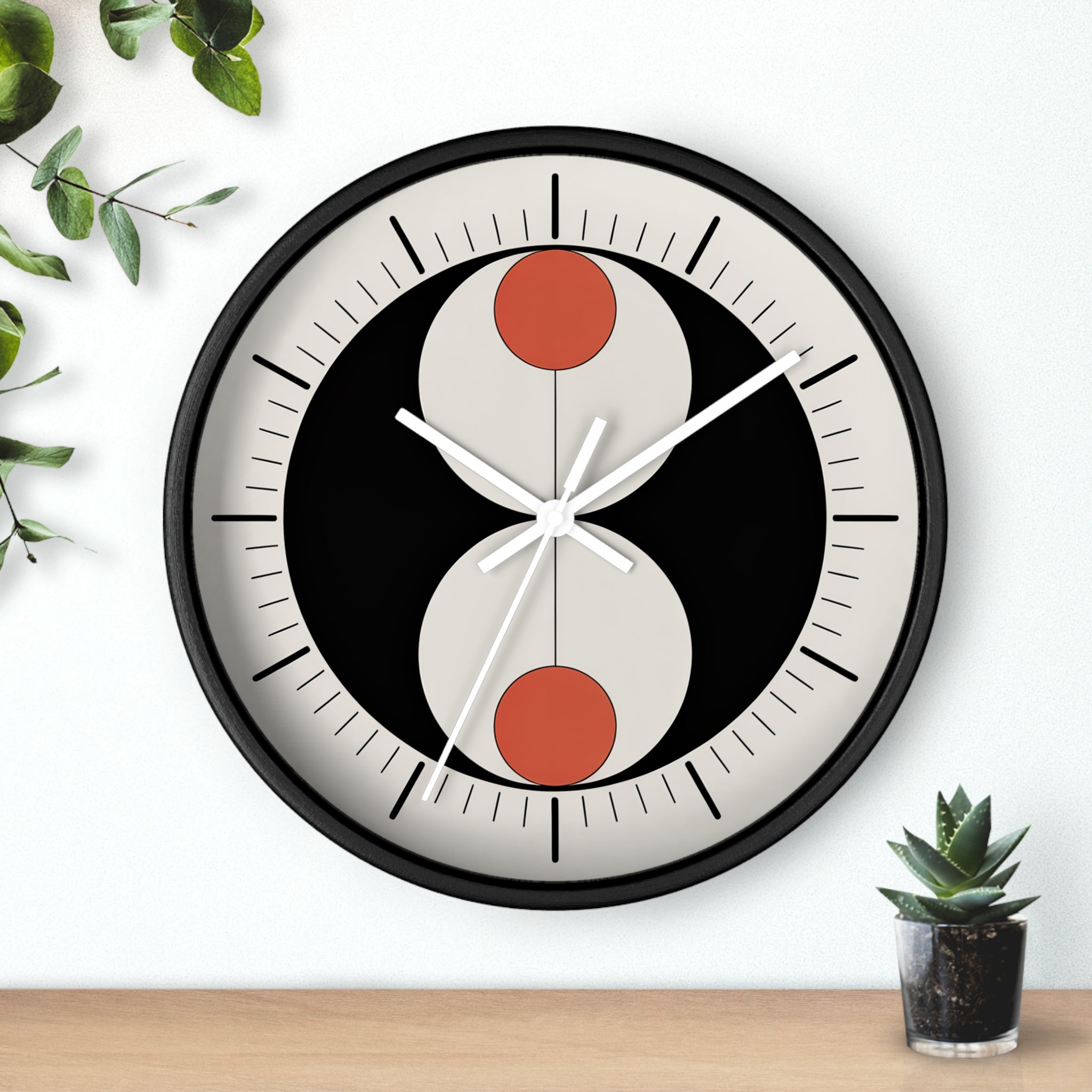 Mid-Century Atomic Wall Clock | Retro Geometric Modern Decor
