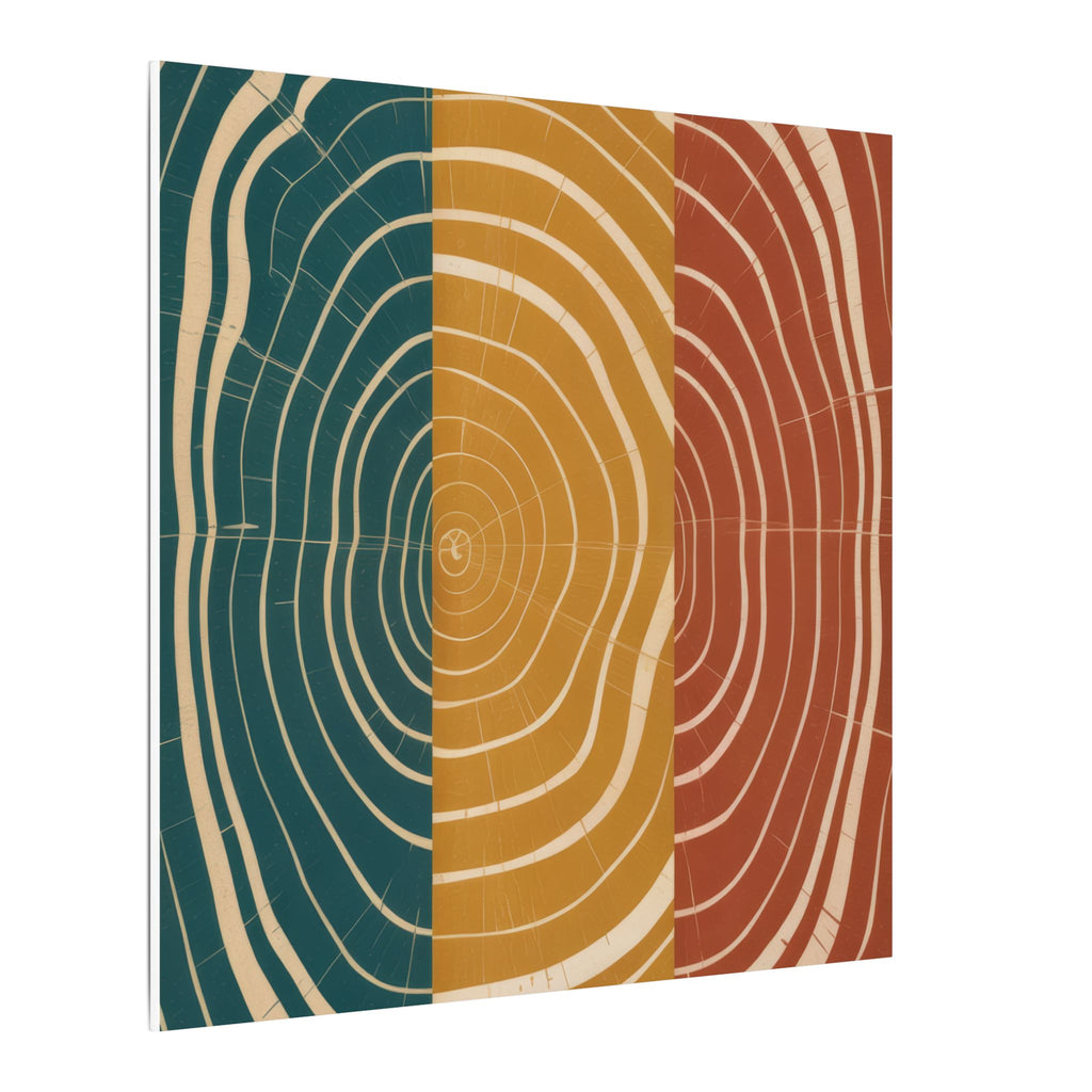 Abstract Wood Grain Trio Matte Canvas | Stretched Wall Art