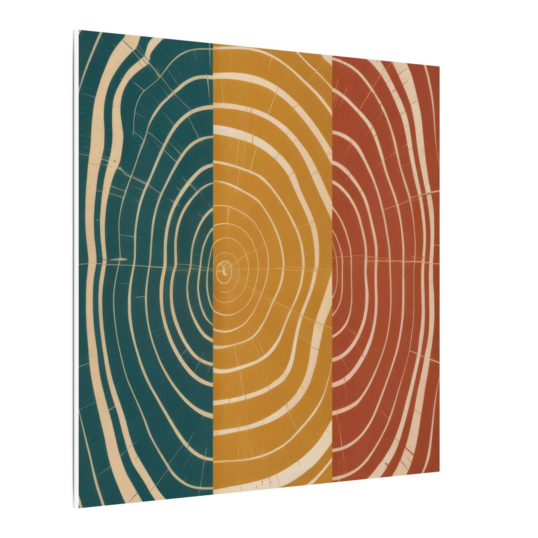 Abstract Wood Grain Trio Matte Canvas | Stretched Wall Art