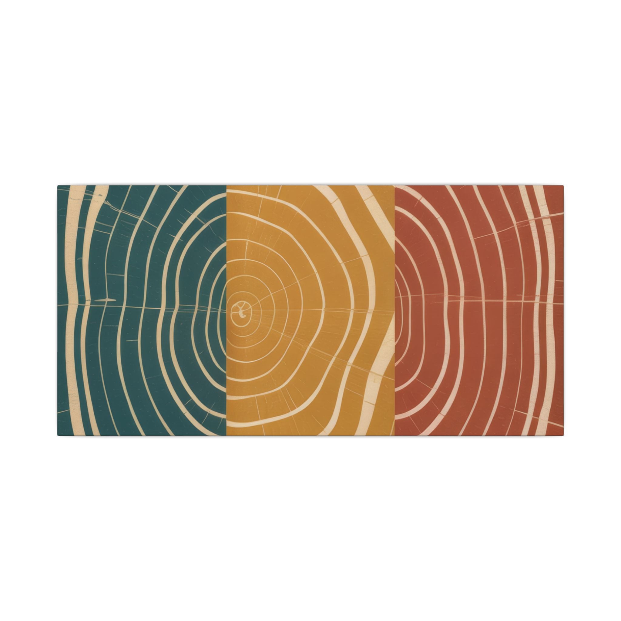 Abstract Wood Grain Trio Matte Canvas | Stretched Wall Art