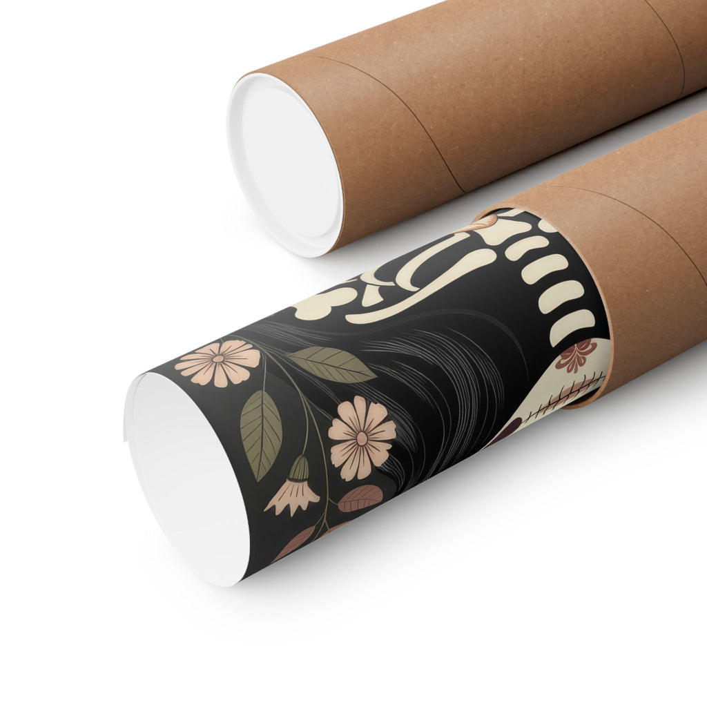 La Catrina Gothic Día de los Muertos Poster | Matte Vertical Art Print