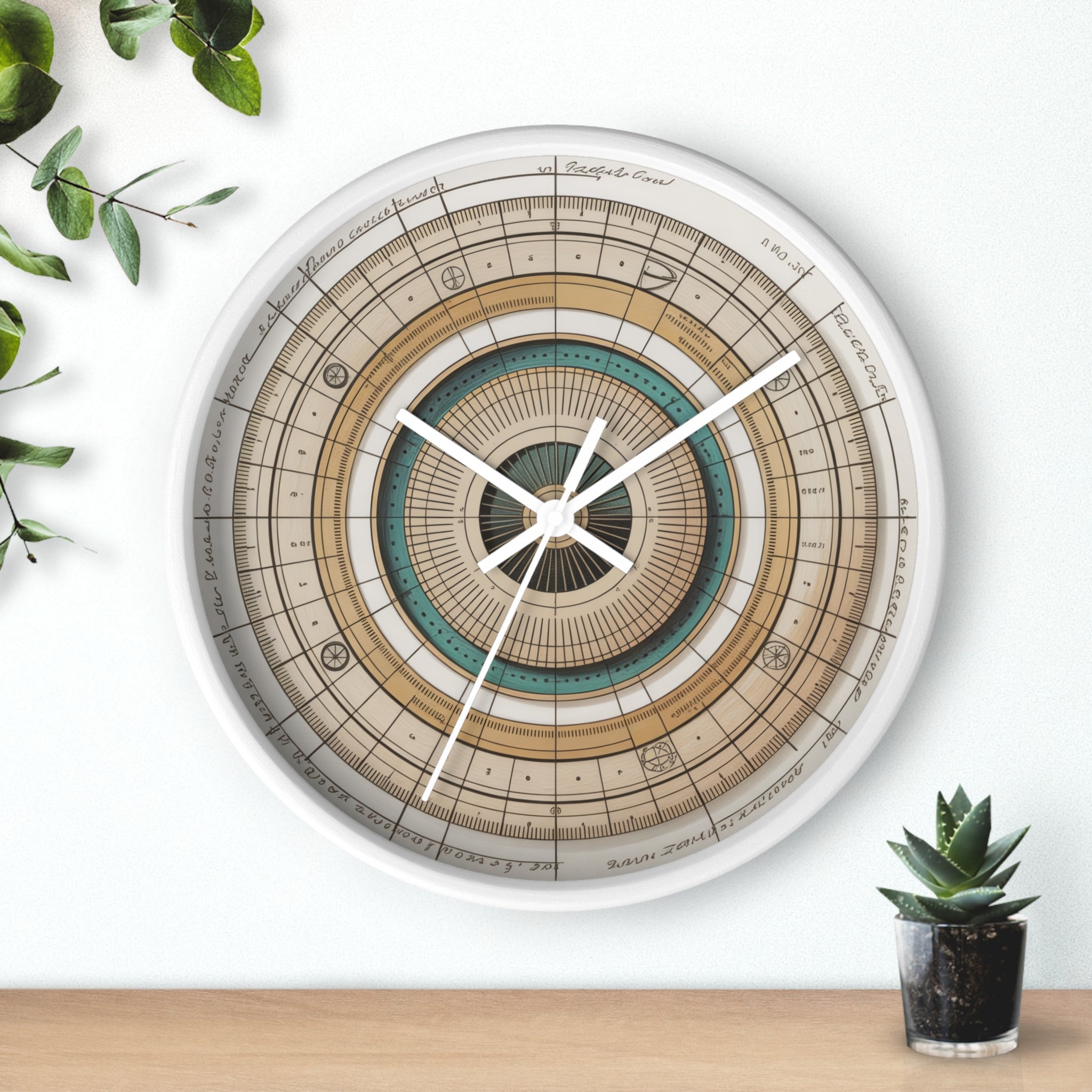 Da Vinci Astrolabe Wall Clock | Renaissance Astronomy, Dark Academia Decor