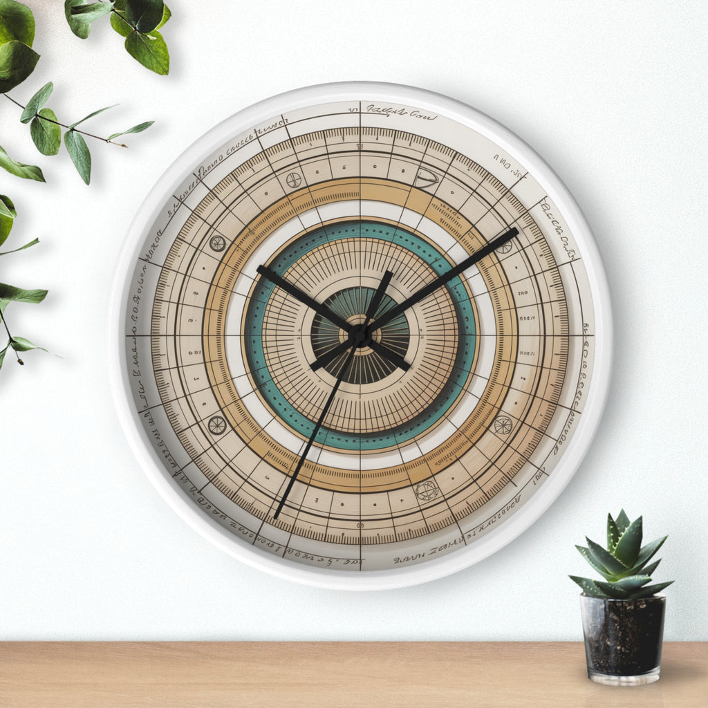 Da Vinci Astrolabe Wall Clock | Renaissance Astronomy, Dark Academia Decor