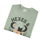 Hexes & Hot Cider Black Cat T-Shirt | Witchy Fall Tee