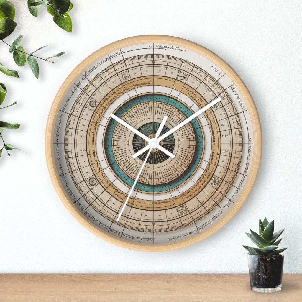 Da Vinci Astrolabe Wall Clock | Renaissance Astronomy, Dark Academia Decor