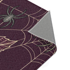 Spiderweb Rose Gothic Area Rug | Raven Moon Decor