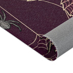 Spiderweb Rose Gothic Area Rug | Raven Moon Decor