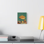 Tater Tot Cocktail Hour mid-century canvas displayed in a modern room