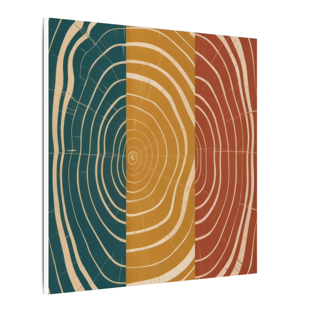 Abstract Wood Grain Trio Matte Canvas | Stretched Wall Art